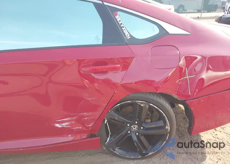 2020 Honda Accord Sport из США, поврежденный, VIN 1HGCV1F32LA097417